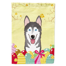 Load image into Gallery viewer, Alaskan Malamute Easter Egg Hunt Flag Canvas House Size BB1900CHF