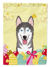 Load image into Gallery viewer, Alaskan Malamute Easter Egg Hunt Garden Flag - Outdoor Decorative Yard Flag BB1900GF