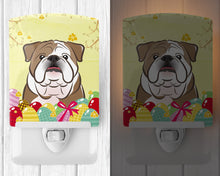 Load image into Gallery viewer, English Bulldog  Easter Egg Hunt Ceramic Night Light BB1901CNL
