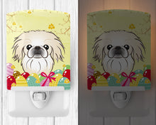 Load image into Gallery viewer, Pekingese Easter Egg Hunt Ceramic Night Light BB1903CNL