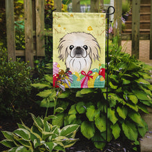 Load image into Gallery viewer, Pekingese Easter Egg Hunt Garden Flag - Outdoor Decorative Yard Flag BB1903GF