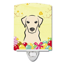 Load image into Gallery viewer, Yellow Labrador Easter Egg Hunt Ceramic Night Light BB1904CNL