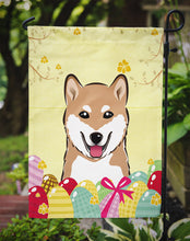 Load image into Gallery viewer, Shiba Inu Easter Egg Hunt Garden Flag - Outdoor Decorative Yard Flag BB1907GF