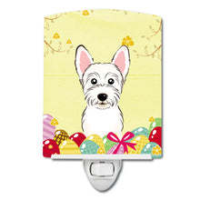 Load image into Gallery viewer, Westie Easter Egg Hunt Ceramic Night Light BB1908CNL