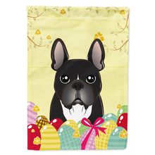 Load image into Gallery viewer, French Bulldog Easter Egg Hunt Flag Canvas House Size BB1909CHF