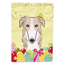 Load image into Gallery viewer, Borzoi Easter Egg Hunt Flag Canvas House Size BB1910CHF