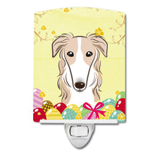 Load image into Gallery viewer, Borzoi Easter Egg Hunt Ceramic Night Light BB1910CNL