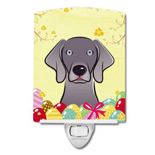 Load image into Gallery viewer, Weimaraner Easter Egg Hunt Ceramic Night Light BB1913CNL