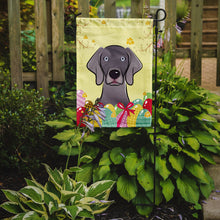 Load image into Gallery viewer, Weimaraner Easter Egg Hunt Garden Flag - Outdoor Decorative Yard Flag BB1913GF