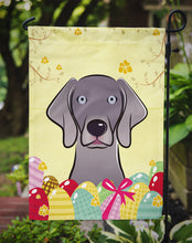 Load image into Gallery viewer, Weimaraner Easter Egg Hunt Garden Flag - Outdoor Decorative Yard Flag BB1913GF
