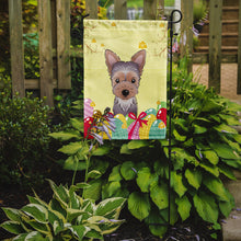 Load image into Gallery viewer, Yorkie Puppy Easter Egg Hunt Garden Flag - Outdoor Decorative Yard Flag BB1914GF