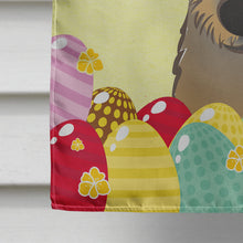 Load image into Gallery viewer, Wirehaired Dachshund Easter Egg Hunt Flag Canvas House Size BB1915CHF