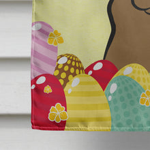 Load image into Gallery viewer, Chocolate Labrador Easter Egg Hunt Flag Canvas House Size BB1916CHF