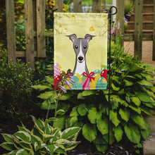 Load image into Gallery viewer, Italian Greyhound Easter Egg Hunt Garden Flag - Outdoor Decorative Yard Flag BB1918GF