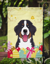 Load image into Gallery viewer, Bernese Mountain Dog Easter Egg Hunt Garden Flag - Outdoor Decorative Yard Flag BB1919GF