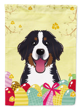 Load image into Gallery viewer, Bernese Mountain Dog Easter Egg Hunt Garden Flag - Outdoor Decorative Yard Flag BB1919GF