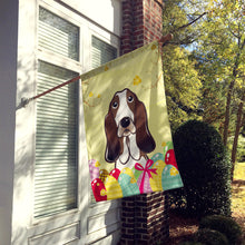 Load image into Gallery viewer, Basset Hound Easter Egg Hunt Flag Canvas House Size BB1925CHF