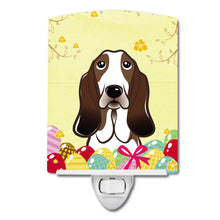 Load image into Gallery viewer, Basset Hound Easter Egg Hunt Ceramic Night Light BB1925CNL