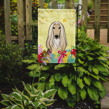 Load image into Gallery viewer, Afghan Hound Easter Egg Hunt Garden Flag - Outdoor Decorative Yard Flag BB1926GF