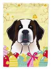 Load image into Gallery viewer, Saint Bernard Easter Egg Hunt Flag Canvas House Size BB1928CHF