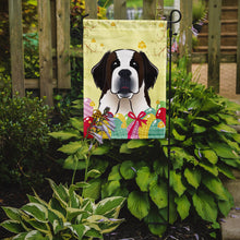 Load image into Gallery viewer, Saint Bernard Easter Egg Hunt Garden Flag - Outdoor Decorative Yard Flag BB1928GF