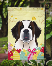 Load image into Gallery viewer, Saint Bernard Easter Egg Hunt Garden Flag - Outdoor Decorative Yard Flag BB1928GF