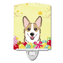 Load image into Gallery viewer, Sable Corgi Easter Egg Hunt Ceramic Night Light BB1935CNL
