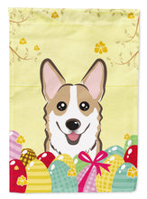 Load image into Gallery viewer, Sable Corgi Easter Egg Hunt Garden Flag - Outdoor Decorative Yard Flag BB1935GF