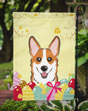 Load image into Gallery viewer, Red Corgi Easter Egg Hunt Garden Flag - Outdoor Decorative Yard Flag BB1936GF
