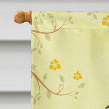 Load image into Gallery viewer, White Poodle Easter Egg Hunt Flag Canvas House Size BB1939CHF