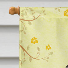 Load image into Gallery viewer, Silver Gray Poodle Easter Egg Hunt Flag Canvas House Size BB1941CHF