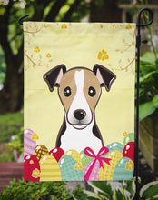 Load image into Gallery viewer, Jack Russell Terrier Easter Egg Hunt Garden Flag - Outdoor Decorative Yard Flag BB1943GF