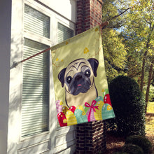 Load image into Gallery viewer, Fawn Pug Easter Egg Hunt Flag Canvas House Size BB1944CHF