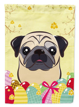 Load image into Gallery viewer, Fawn Pug Easter Egg Hunt Garden Flag - Outdoor Decorative Yard Flag BB1944GF