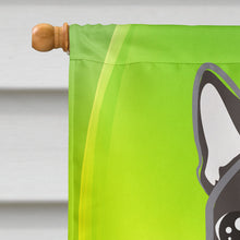 Load image into Gallery viewer, Boston Terrier St. Patrick's Day Flag Canvas House Size BB1947CHF