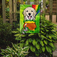 Load image into Gallery viewer, Golden Retriever St. Patrick's Day Garden Flag – Decorative Outdoor Yard Flag BB1949GF