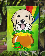 Load image into Gallery viewer, Golden Retriever St. Patrick's Day Garden Flag – Decorative Outdoor Yard Flag BB1949GF