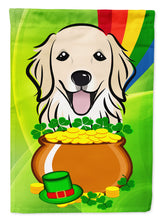Load image into Gallery viewer, Golden Retriever St. Patrick's Day Garden Flag – Decorative Outdoor Yard Flag BB1949GF