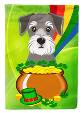 Load image into Gallery viewer, Schnauzer St. Patrick's Day Flag Canvas House Size BB1950CHF
