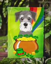 Load image into Gallery viewer, Schnauzer St. Patrick's Day Garden Flag – Decorative Outdoor Yard Flag BB1950GF