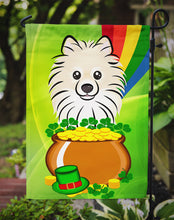 Load image into Gallery viewer, Pomeranian St. Patrick's Day Garden Flag – Decorative Outdoor Yard Flag BB1951GF
