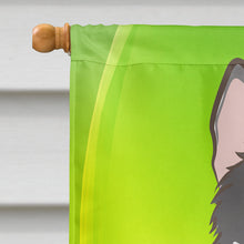 Load image into Gallery viewer, Alaskan Malamute St. Patrick's Day Flag Canvas House Size BB1962CHF