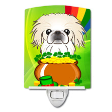 Load image into Gallery viewer, Pekingese St. Patrick's Day Ceramic Night Light BB1965CNL