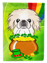 Load image into Gallery viewer, Pekingese St. Patrick's Day Garden Flag – Decorative Outdoor Yard Flag BB1965GF