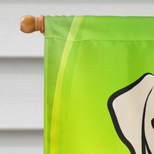 Load image into Gallery viewer, Yellow Labrador St. Patrick's Day Flag Canvas House Size BB1966CHF