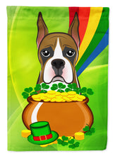 Load image into Gallery viewer, Boxer St. Patrick's Day Garden Flag – Decorative Outdoor Yard Flag BB1967GF