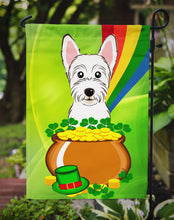 Load image into Gallery viewer, Westie St. Patrick's Day Garden Flag – Decorative Outdoor Yard Flag BB1970GF