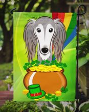 Load image into Gallery viewer, Saluki St. Patrick's Day Garden Flag – Decorative Outdoor Yard Flag BB1973GF