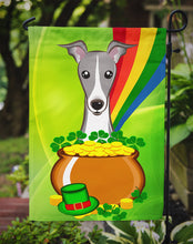 Load image into Gallery viewer, Italian Greyhound St. Patrick's Day Garden Flag – Decorative Outdoor Yard Flag BB1980GF