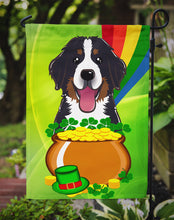 Load image into Gallery viewer, Bernese Mountain Dog St. Patrick's Day Garden Flag – Decorative Outdoor Yard Flag BB1981GF